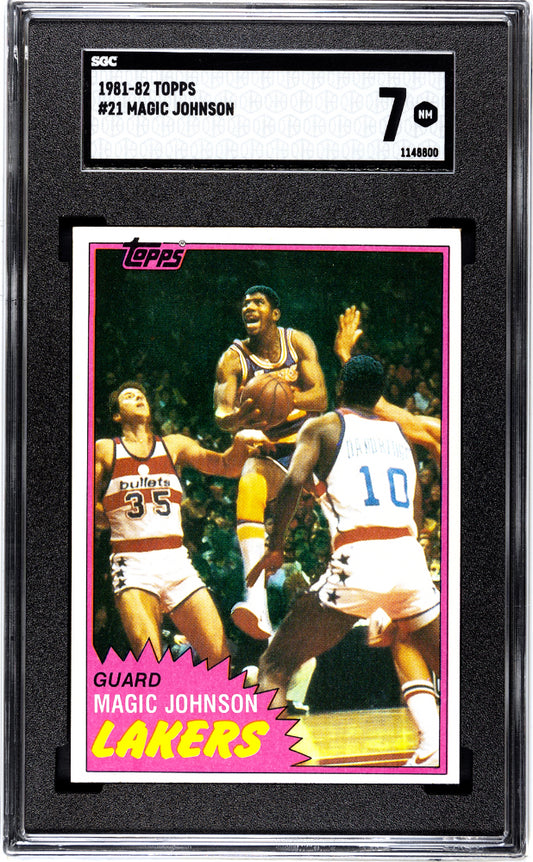 1981-82 Topps Magic Johnson #21 SGC 7